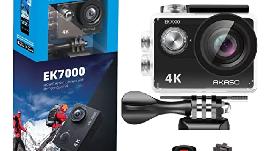 AKASO EK7000 4K30FPS Action Camera Ultra HD Underwater Camera 170 Degree Wide Angle 98FT Waterproof Camera