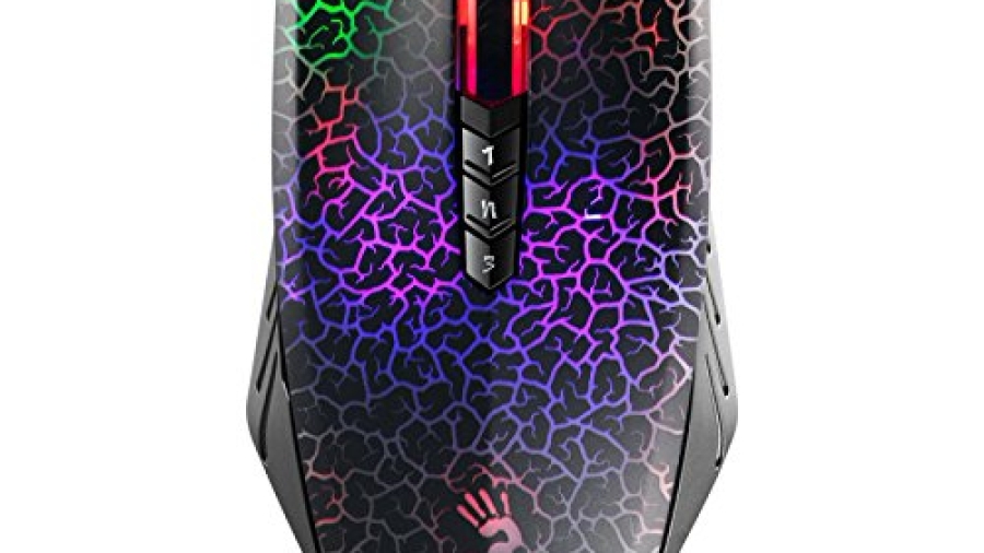 Bloody Optical Gaming Mouse with Light Strike (LK) Switch & Scroll - Fully Programmable and Advance Macros (A70)