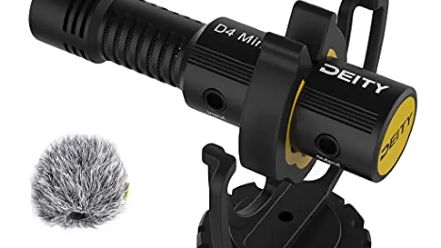 Deity V-Mic D4 Mini Microphone Super Cardioid Compact On-Camera Interview Mic Perfect for Vlog Pocket Cam DSLR Camera,Recording YouTube, Interview, Video Conference, Podcast, Voice Dictation, iPhone
