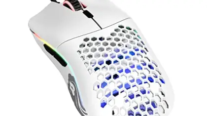 Glorious Model O RGB 67g Lightweight Gaming Mouse, Matte White (GO-White)
