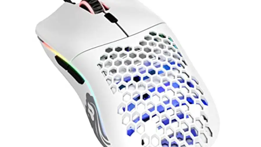 Glorious Model O RGB 67g Lightweight Gaming Mouse, Matte White (GO-White)