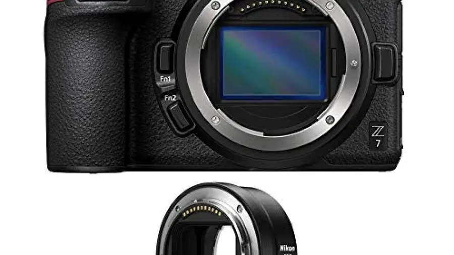 Nikon Z7 45.7MP FX-Format Full-Frame 4K Mirrorless Camera Body Bundle with Mount Adapter FTZ for Using F-Mount Nikkor Lenses On Z Mirrorless Cameras
