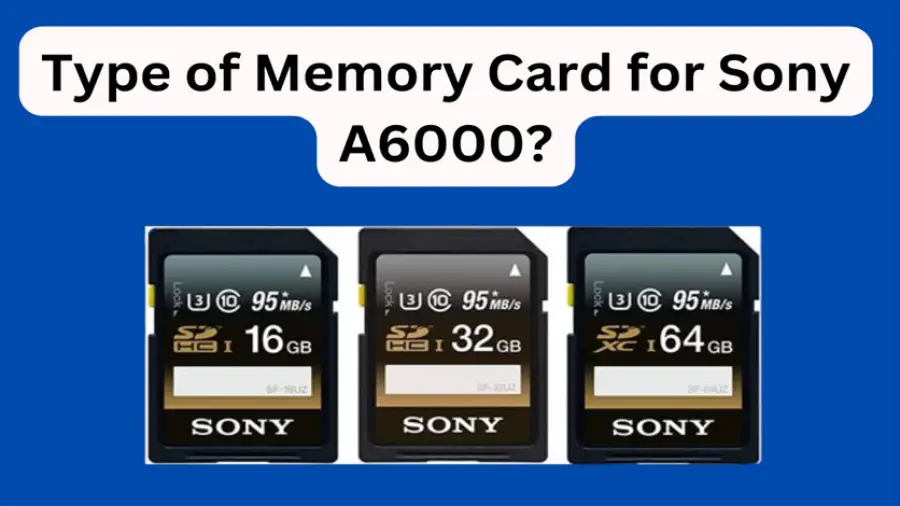 What Type of Memory Card for Sony A6000
