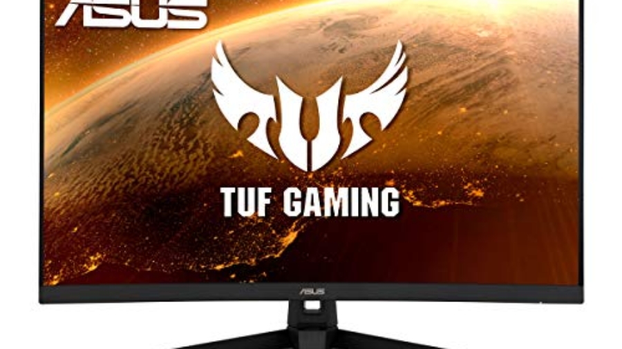 Best 32-inch gaming monitor under $300 ASUS TUF Gaming 32" 1440P HDR Curved Monitor (VG32VQ1B) - QHD (2560 x 1440), 165Hz (Supports 144Hz), 1ms, Extreme Low Motion Blur, Speaker, FreeSync Premium, VESA Mountable, DisplayPort, HDMI