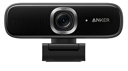 Anker PowerConf C300 Smart Full HD, AI-Powered Framing & Autofocus, 1080p Webcam with Noise-Cancelling Microphones, Adjustable FoV, HDR, 60 FPS, Low-Light Correction, Zoom Certified