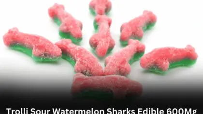 Trolli Sour Watermelon Sharks Edible 600Mg