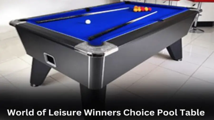 World of Leisure Winners Choice Pool Table