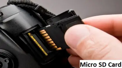 How to Insert Micro SD Card in Camera?
