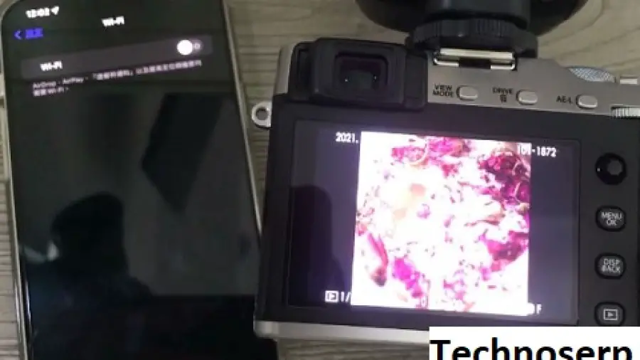 How to transfer photos from fujifilm camera to phone?