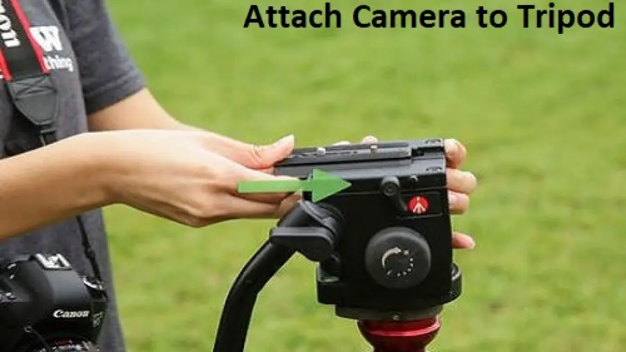 how to attach camera to tripod